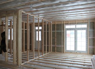 Перегородки в каркасном доме Перегородки в каркасном доме