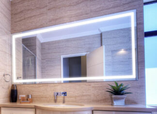 Преимущества зеркал с подсветкой в ванной комнате