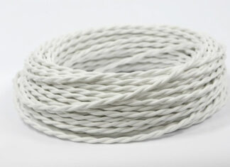 Поверхностная проводка из ретро-проводов: чем хороша витая проводка