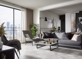 Кварцвиниловая плитка для пола и ее преимущества для интерьера