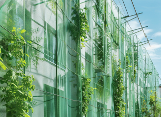 Использование фасадных сеток в строительстве и сельском хозяйстве