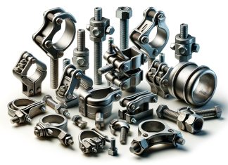 Хомуты и другие крепления для строительных лесов