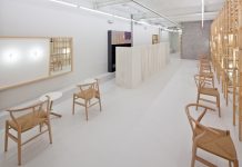 Дизайнерский конструктор – инновационный вариант оформления салона красоты от Yasunari Tsukada, Япония