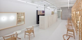 Дизайнерский конструктор – инновационный вариант оформления салона красоты от Yasunari Tsukada, Япония