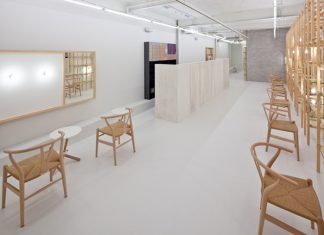 Дизайнерский конструктор – инновационный вариант оформления салона красоты от Yasunari Tsukada, Япония