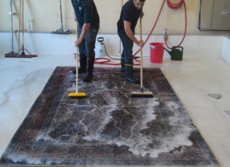 Химчистка затопленных ковров